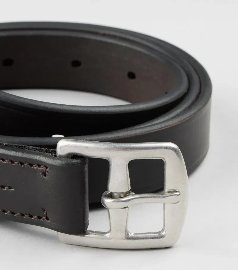 Premier Equine Int. Traditional Stirrup Leathers 145cm in Dark Havana-2