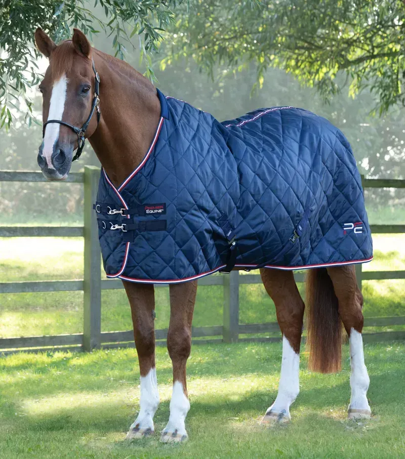 Premier Equine 100g Tuscan Stable Rug in Navy