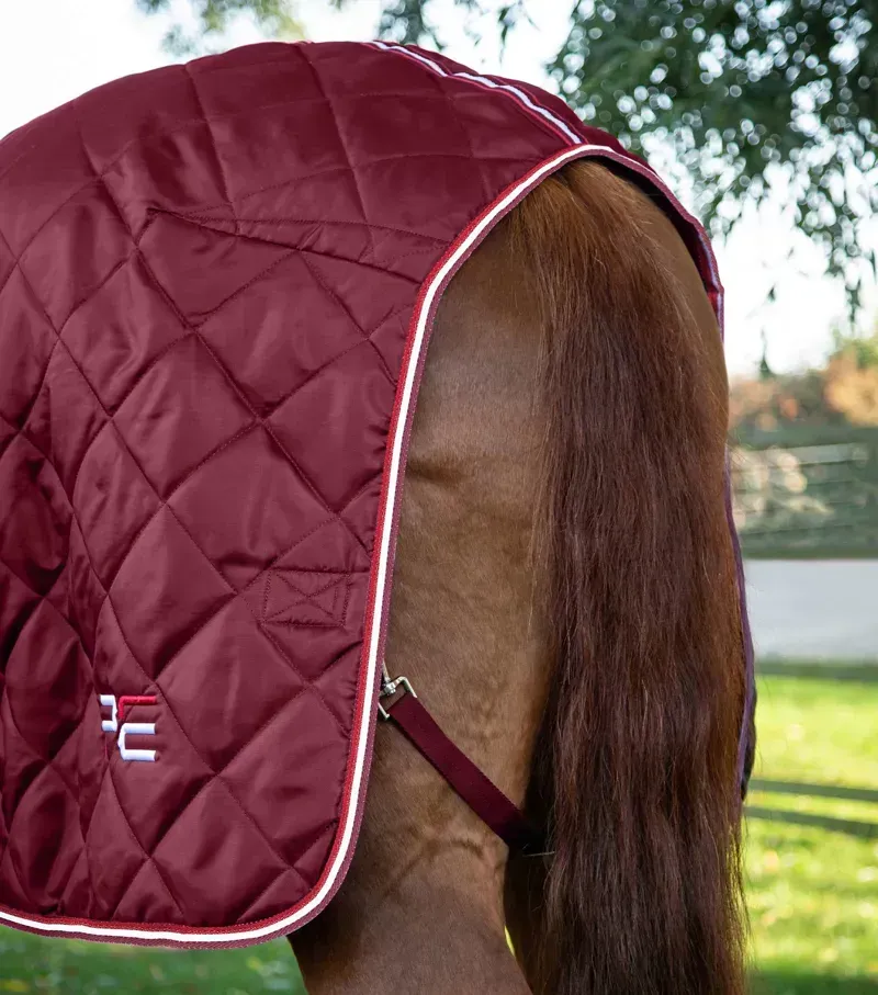 Premier Equine 100g Tuscan Stable Rug in Burgundy-2