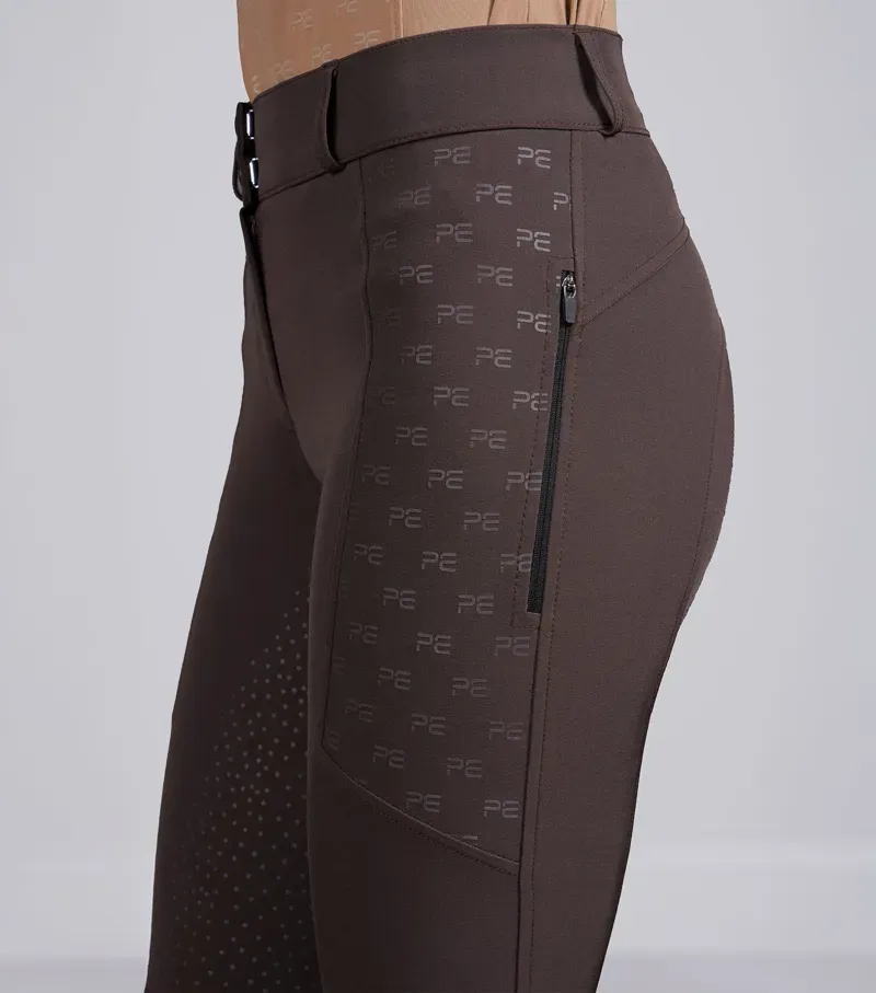 Premier Equine Int. Women's Size 30 Valerius Gel Full Seat Riding Breeches in Brown-3