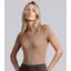 Premier Equine Int. Women's UK 10 Valerius Short Sleeve Top in Latte