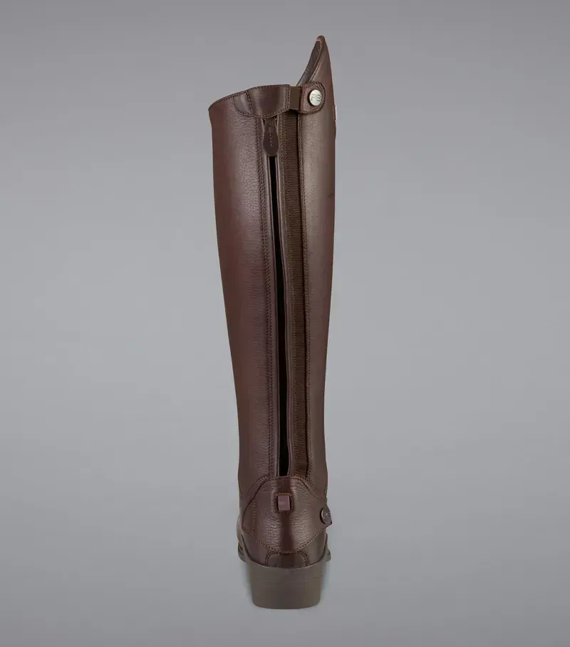 Premier Equine Ladies Regular Vallardi Leather Field Tall Riding Boot in Brown-2