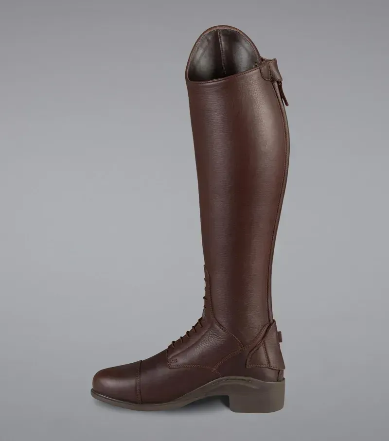 Premier Equine Ladies Regular Vallardi Leather Field Tall Riding Boot in Brown-4