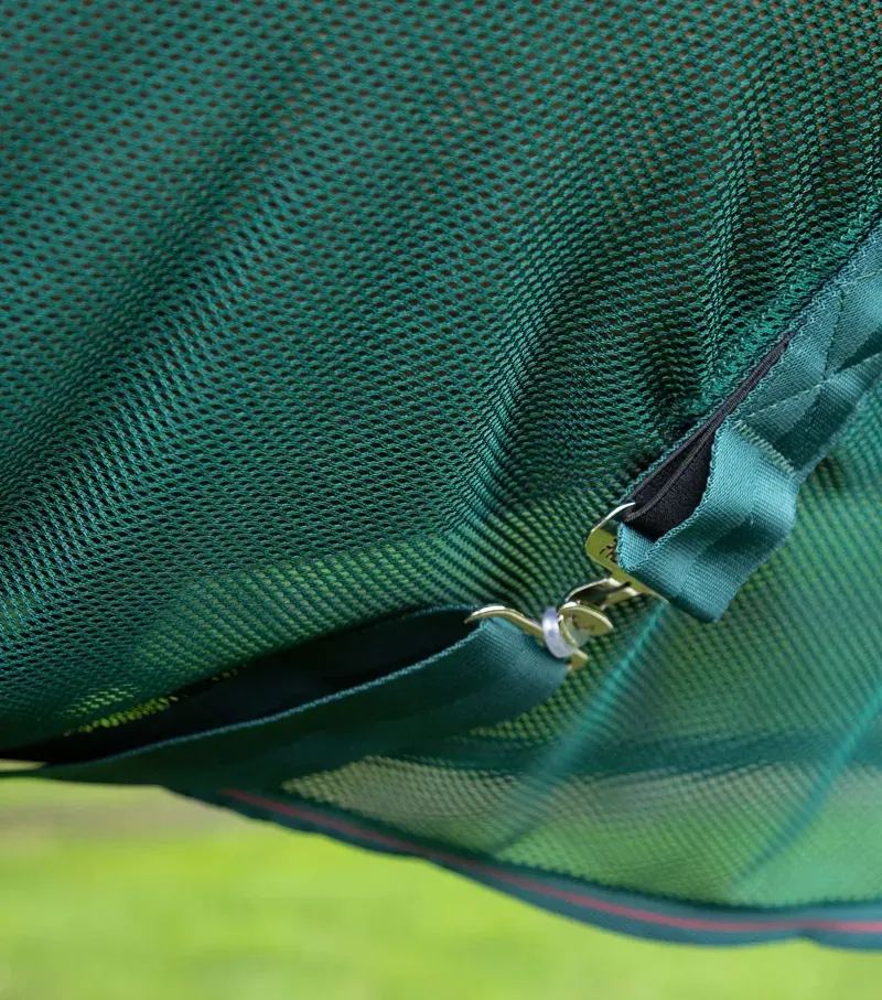 Premier Equine 5'9 Ventoso Mesh Cooler in Green-3