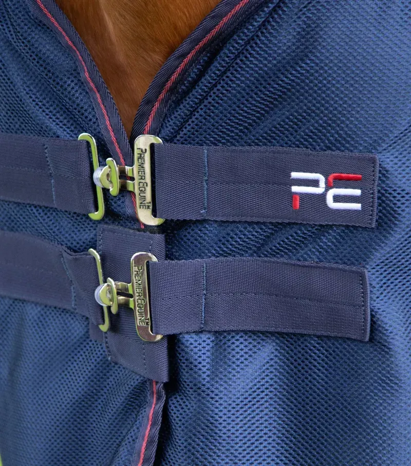 Premier Equine 5'9 Ventoso Mesh Cooler in Navy-2