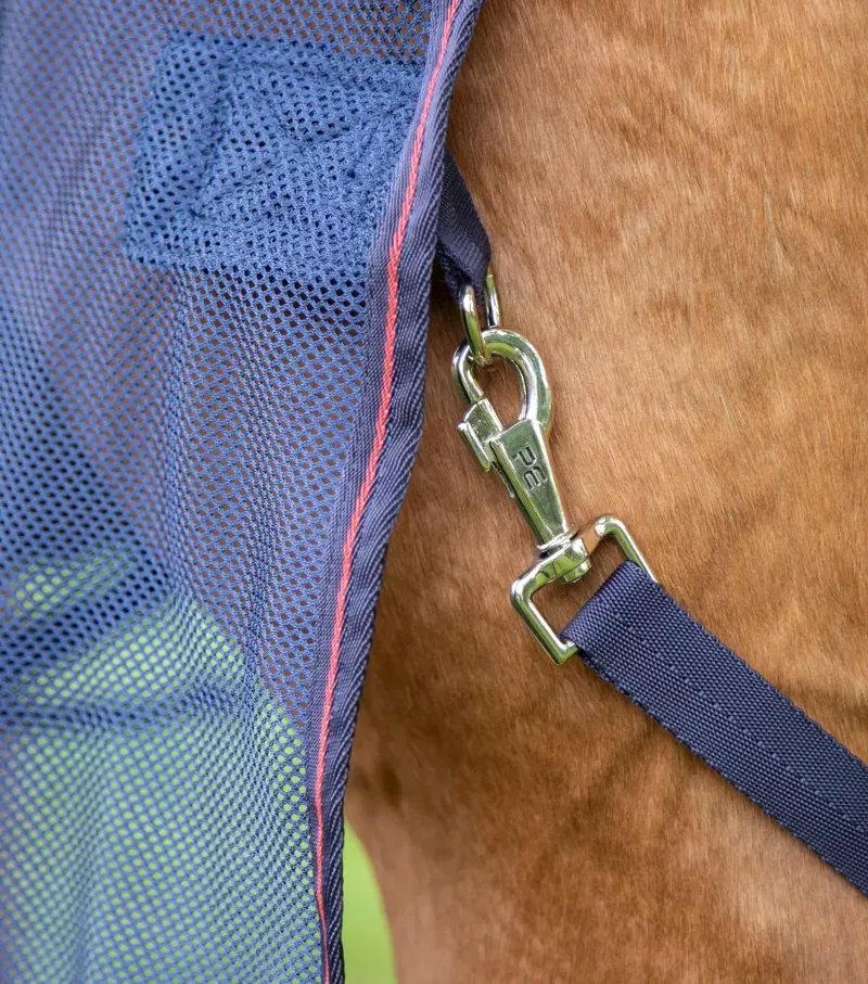 Premier Equine 5'9 Ventoso Mesh Cooler in Navy-4