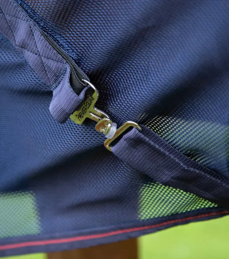 Premier Equine 6'6 Ventoso Mesh Cooler in Navy-3