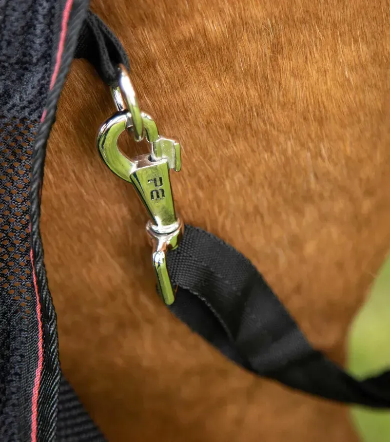 Premier Equine Ventoso Mesh Cooler in Black-4