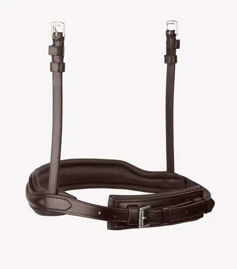 Premier Equine Verdura Anatomic Cavesson Noseband in Brown-4