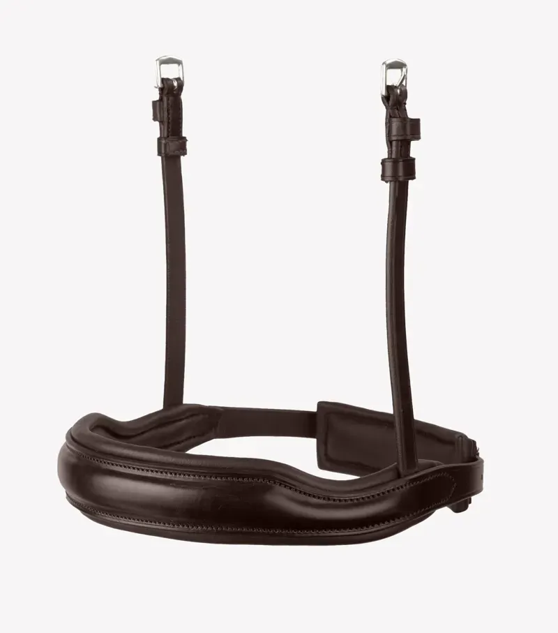 Premier Equine Verdura Anatomic Cavesson Noseband in Brown-2