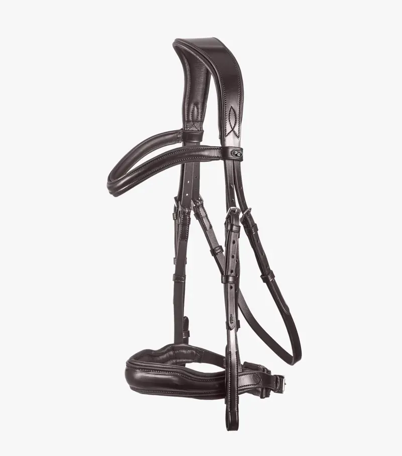 Verdura Anatomic Snaffle Bridle / Brown-3