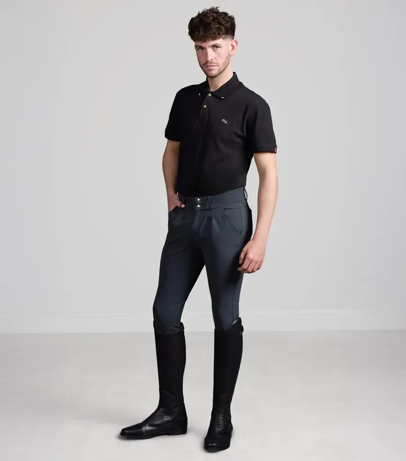 Premier Equine Int. Men's Size 32 Verismo Gel Knee Riding Breeches in Anthracite