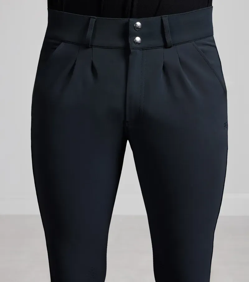 Premier Equine Int. Men's Size 32 Verismo Gel Knee Riding Breeches in Anthracite-1