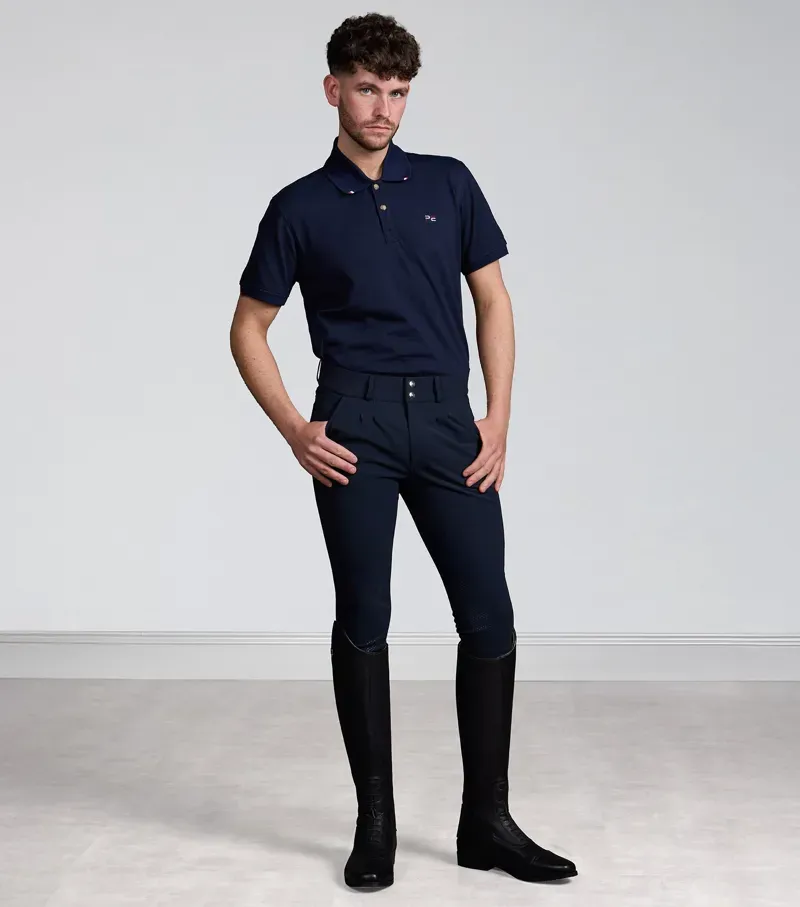 Premier Equine Int. Men's Size 38 Verismo Gel Knee Riding Breeches in Navy