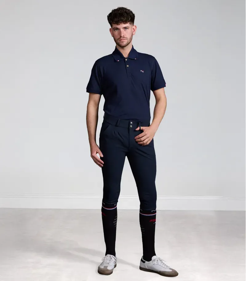 Premier Equine Int. Men's Size 32 Verismo Gel Knee Riding Breeches in Navy-4
