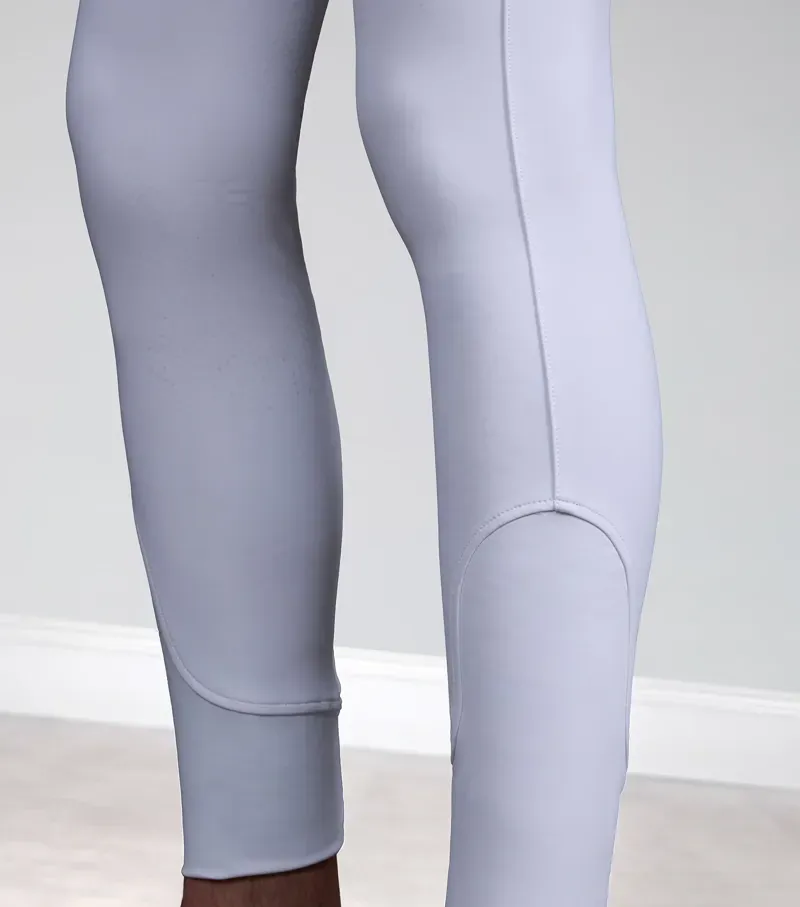 Premier Equine Int. Men's Size 38 Verismo Gel Knee Riding Breeches in White-5