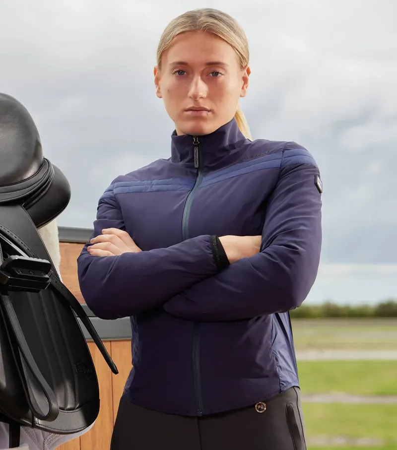 Premier Equine Ladies UK 10 Vivace Training Jacket in French Navy-1