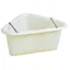 Stubbs Plastic Corner Manger in White